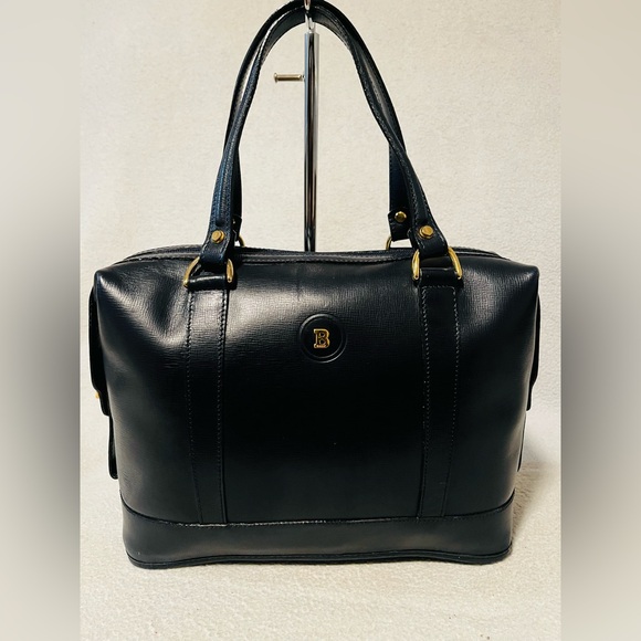 Bally Leather Dark Blue Hand Bag - Picture 5 of 13